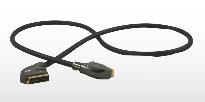 Product image of Gold-plated scart cable